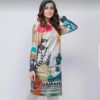 1 Pc Women's Unstitched Swiss Lawn Printed Shirt