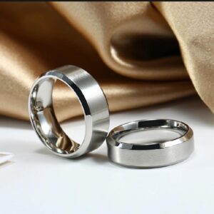 Plain Steel Adjustable Ring - 1 Pc for Men