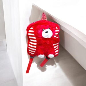Casual Red Shoulder Bag for Kids - 1 Pc