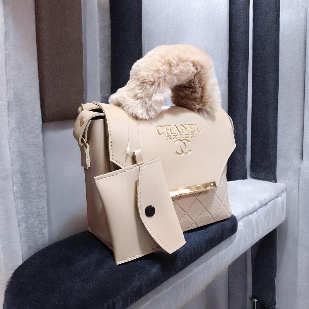 Festive Beige Crossbody Bag for Girls - 1 P