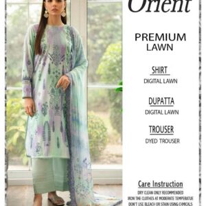 3 Pcs Women's Unstitched Digital Print Suit