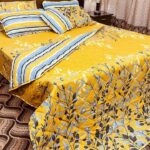 7 Pcs Cotton Salonica Printed Comforter Set