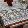 7 Pcs Danier Printed Double Bed Comforter Set