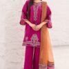 3 Pcs Women's Unstitched Embroidered Suit