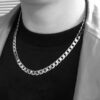 Cuban Stainless Chain Necklace For Boys