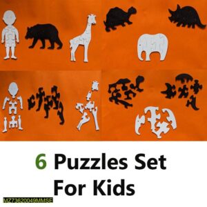 Wooden Puzzle Set For Kids