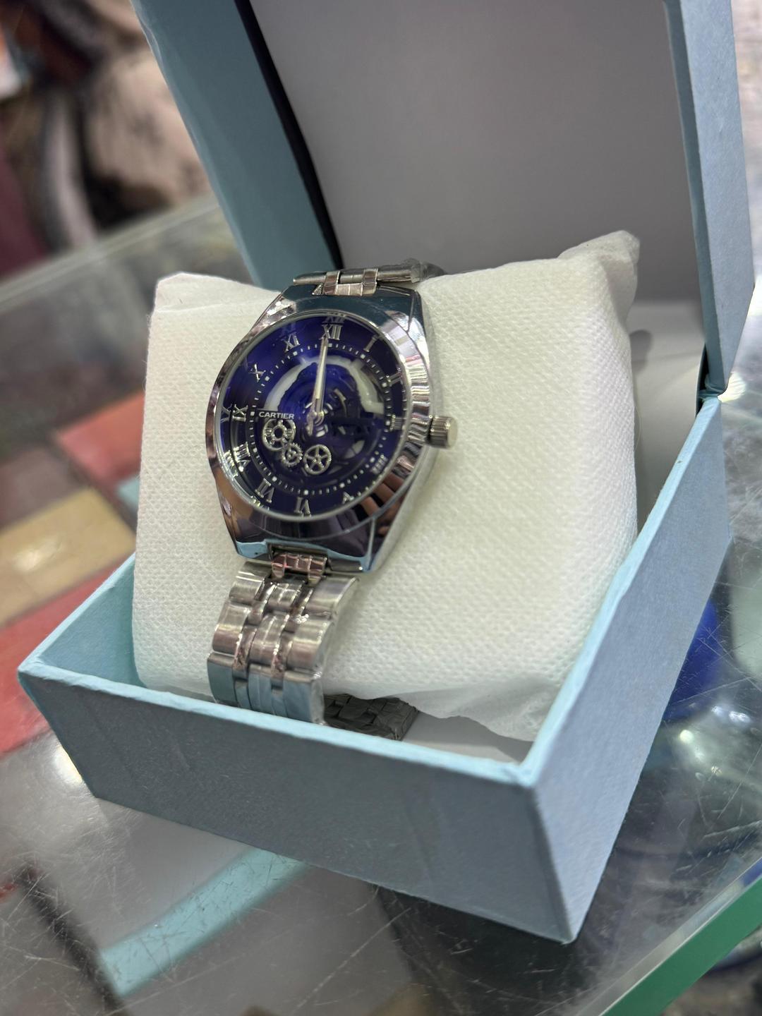 Men's Quartz Chain Strap Watch with Chronograph - 1 Pc