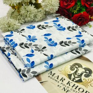 2 Pcs Women's Unstitched Printed Suit