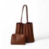 Women's PU Leather Textured Hand Bag